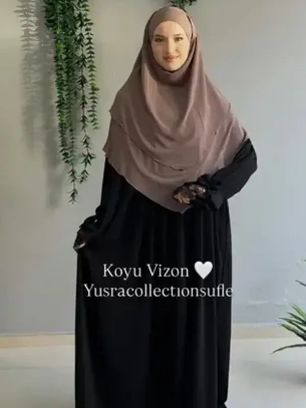 Kısa Boy 3 Kat Sufle Koyu Vizon
