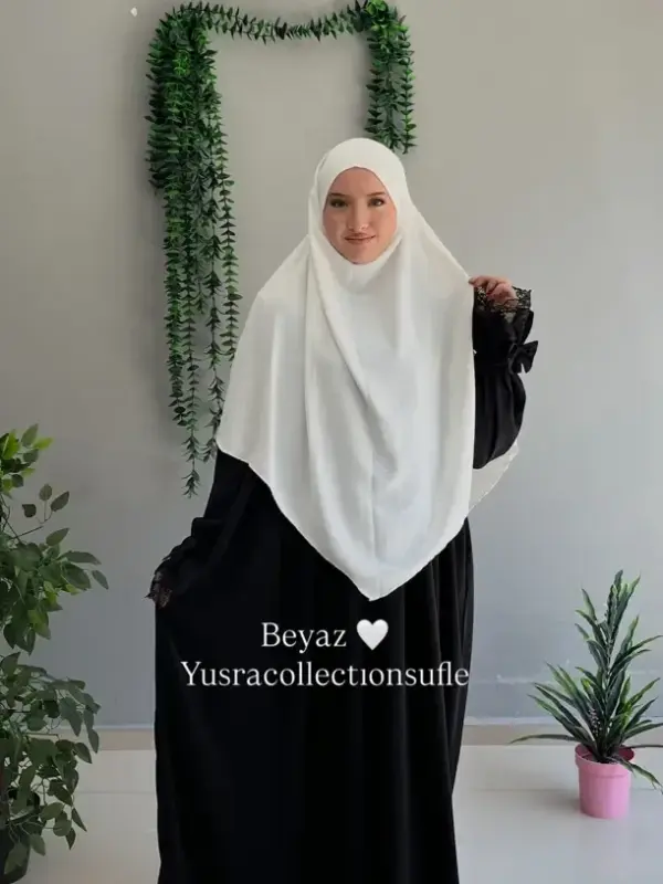 Ayrobin Tek Kat Sufle Beyaz Renk