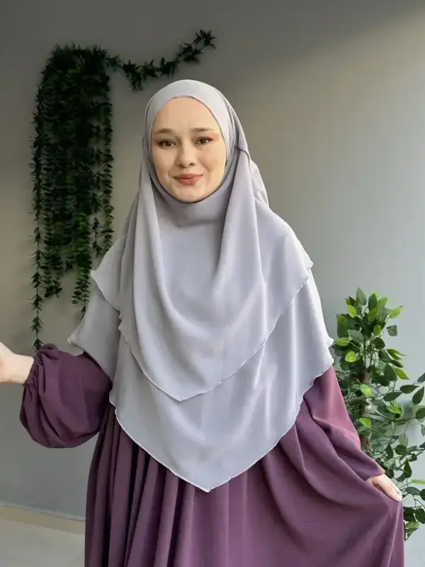 Ayrobin Takım Kısa Sufle İle Gri - Mor