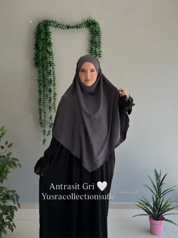 Ayrobin Tek Kat Sufle Antrasit Gri Renk