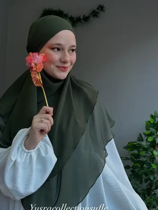 Ayrobin Takım Kısa Sufle İle Haki Yeşil Beyaz
