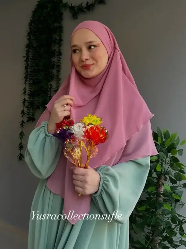 Ayrobin Takım Kısa Sufle İle Pembe - Mint Yeşil